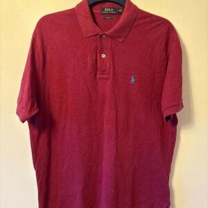 Polo by Ralph Lauren Men's Classic Red Polo Shirt